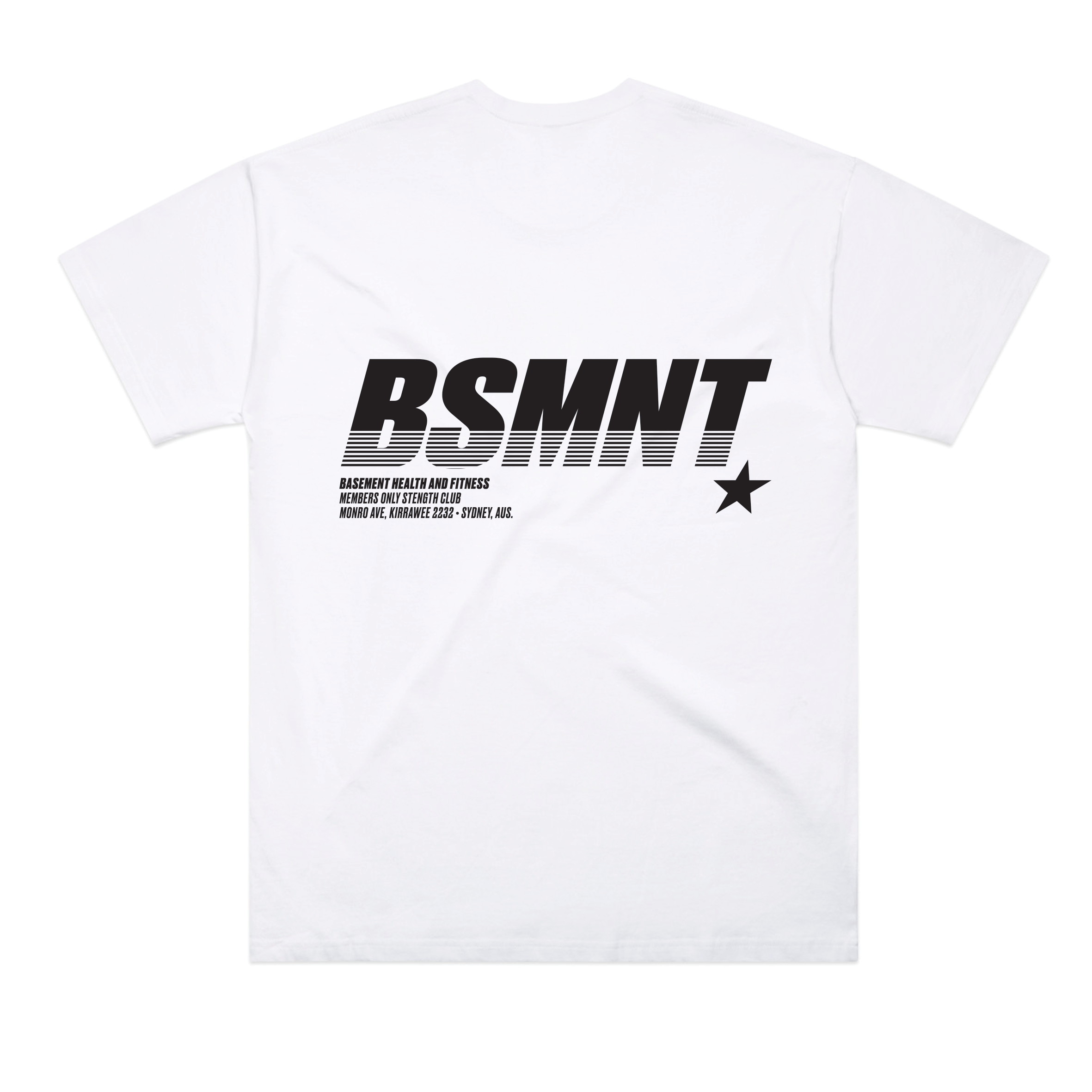 BASEMENT BLACK STAR TEE