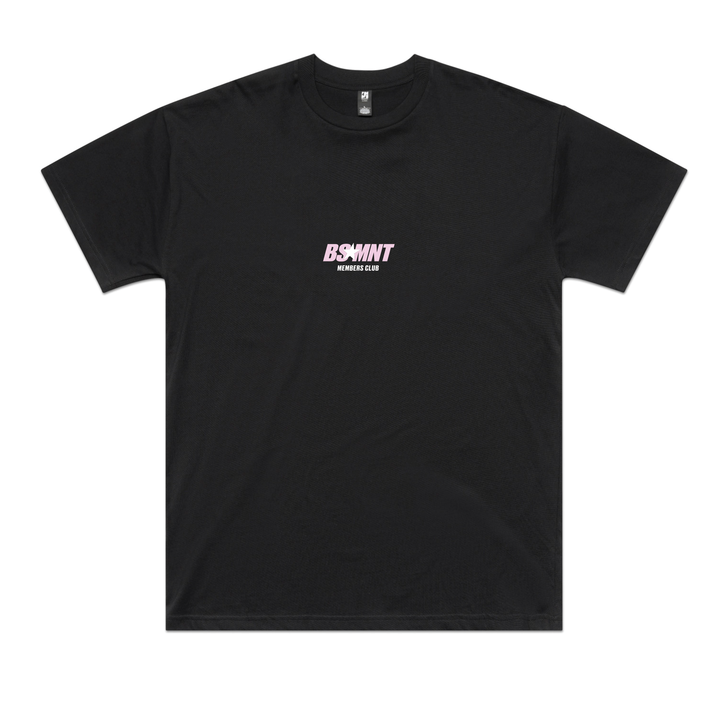 PINK BSMNT STAR TEE