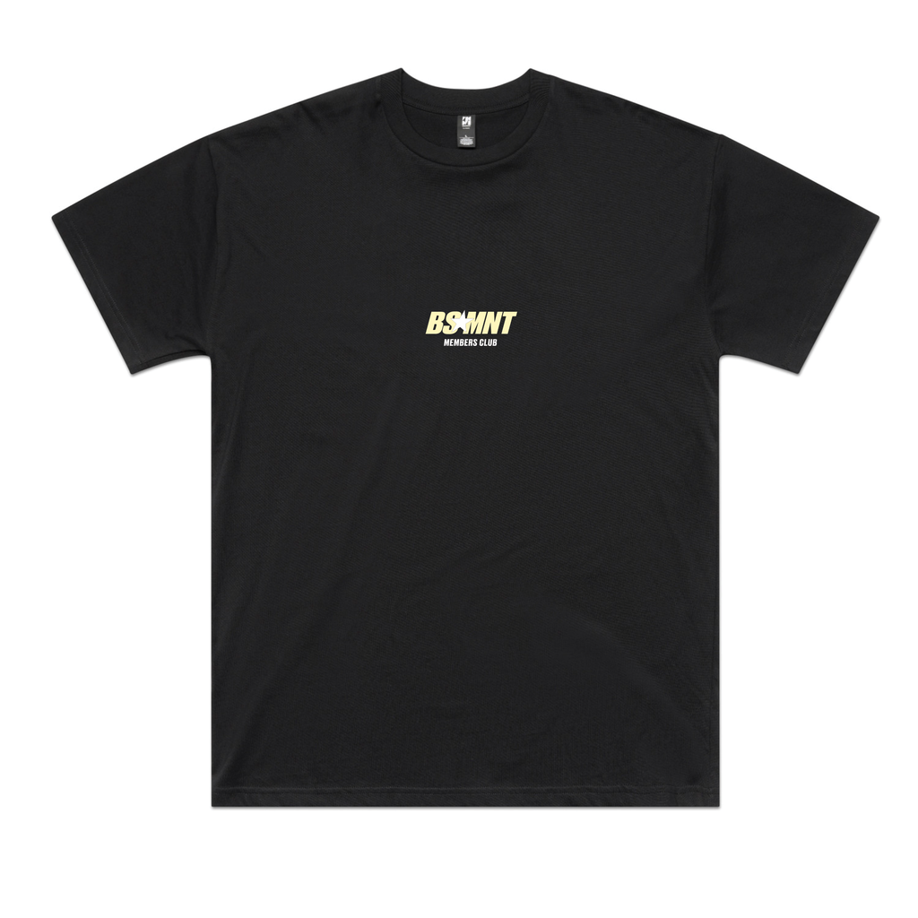 YELLOW BSMNT STAR TEE