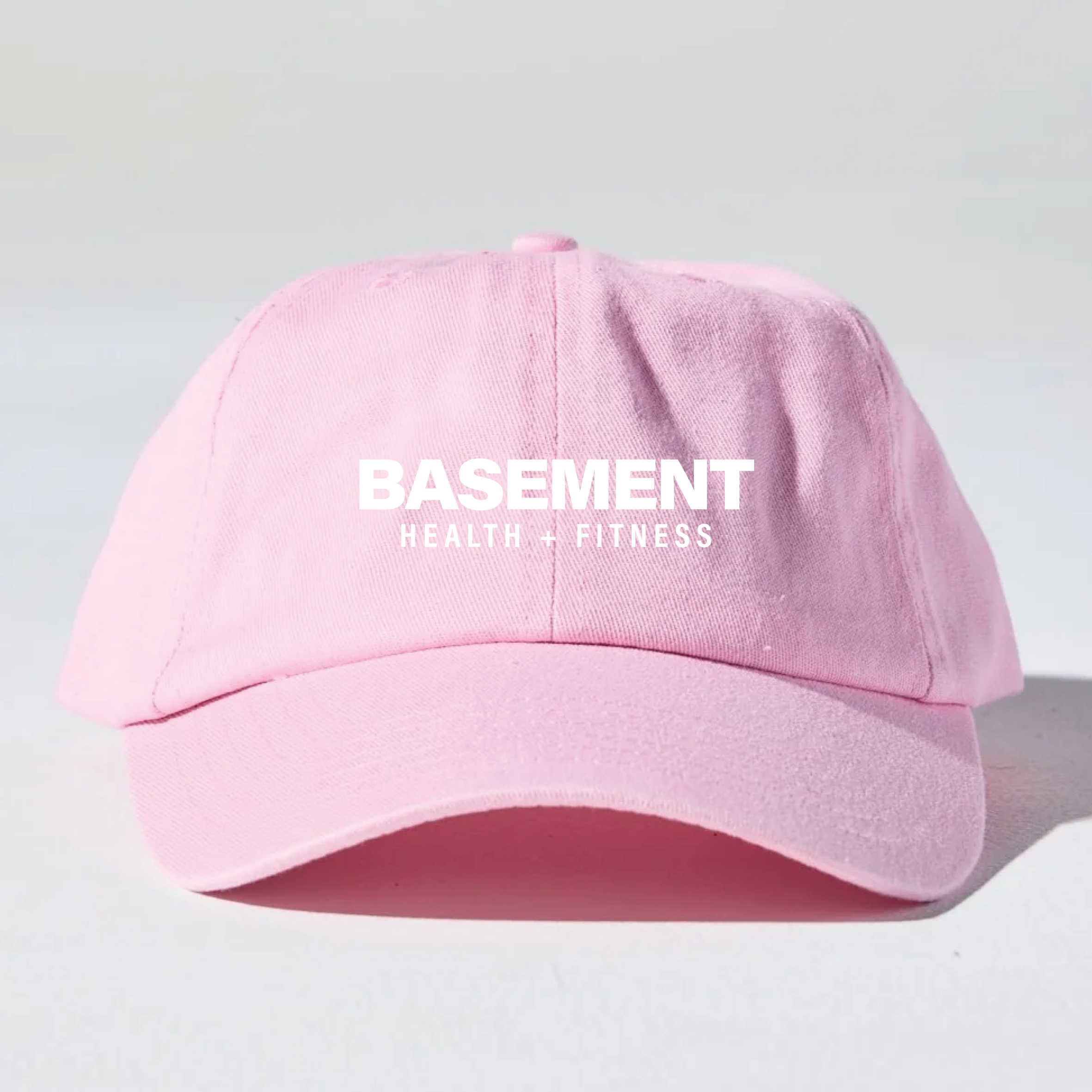 PINK BASEMENT DAD CAP
